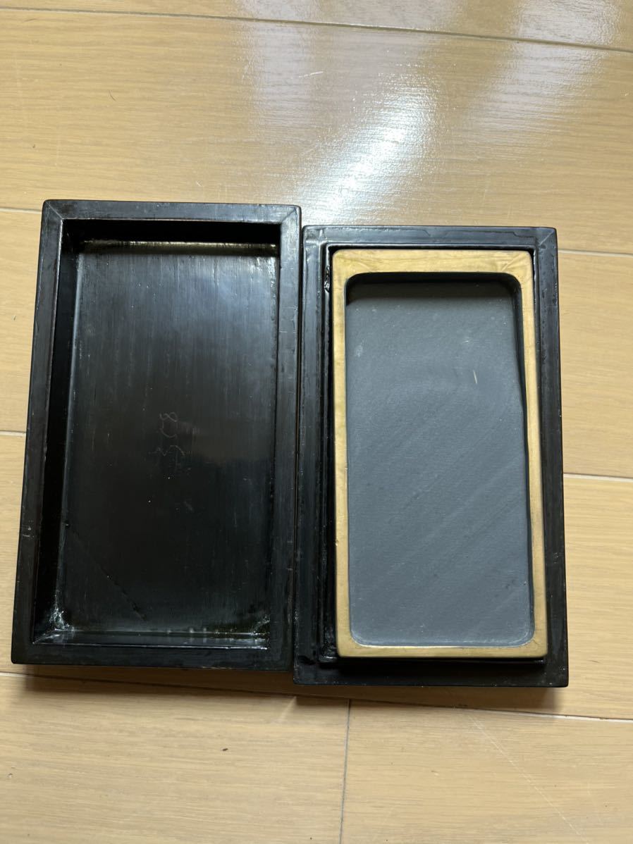 端渓 老坑 端渓硯 唐木硯入・端硯・端渓石硯・中国硯・唐硯 中国書道具