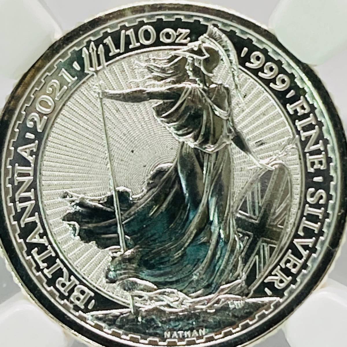 イギリス ブリタニア 1オンス 貨幣 with 1円スタートリバース版2021年
