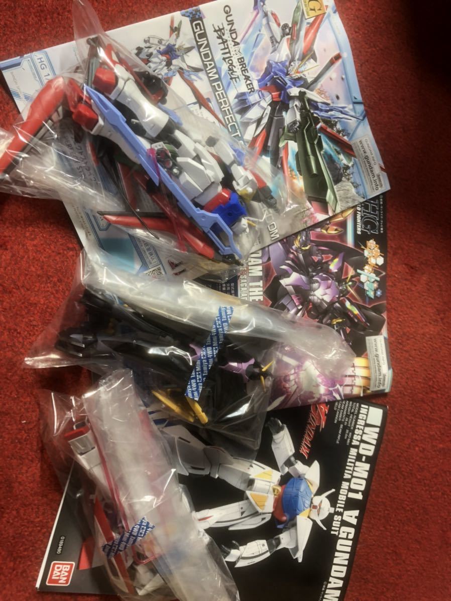 1円スタート！ ガンプラ HG HGUC 組み立て済 まとめ売り 15機セット