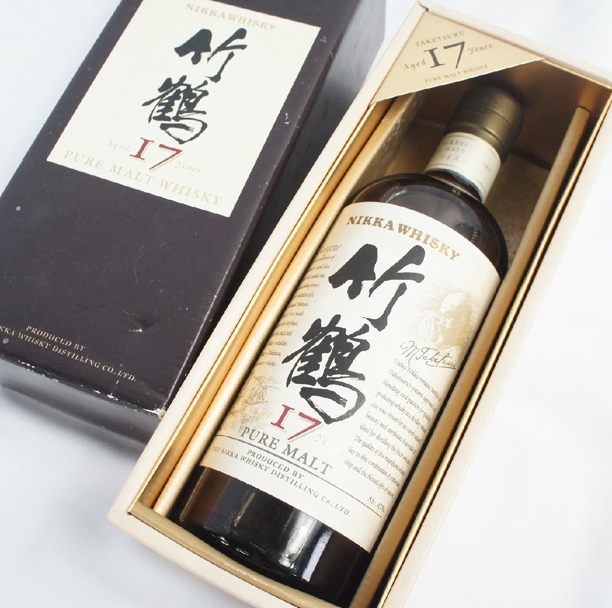 保留15☆【未開栓/お酒】NIKKA Whiskey ニッカウィスキー 竹鶴 17年 ピュア