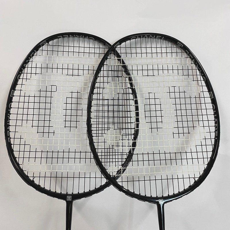 【中古】CHANEL ラケット ＜スポーツ用具＞ブラック バドミントン レディース シャネル スポーツ CHANEL バドミントンラケット ブラック | Warashibe_Casanova 3点セット