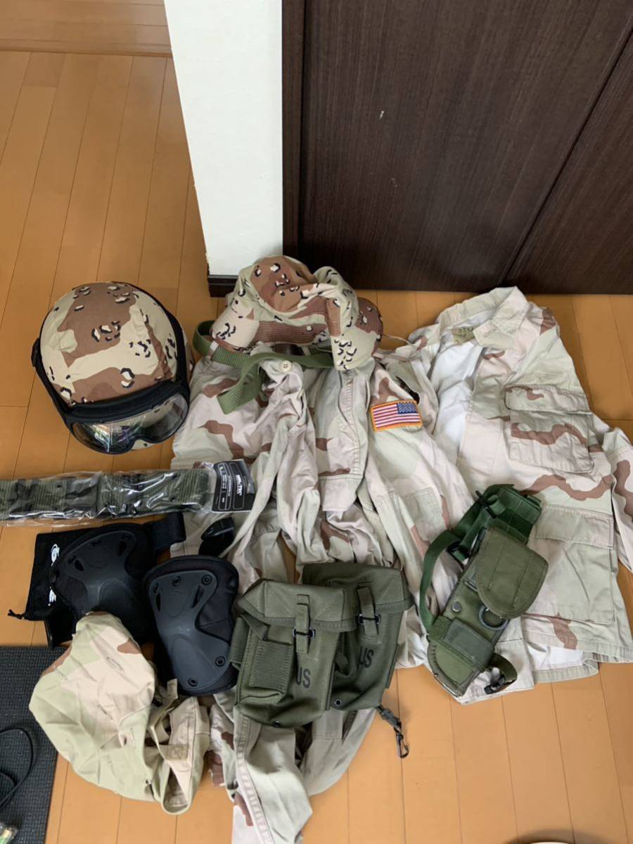 貴重！米軍実物装備セット！ブラックホークダウン装備！(戦闘服)｜売買 