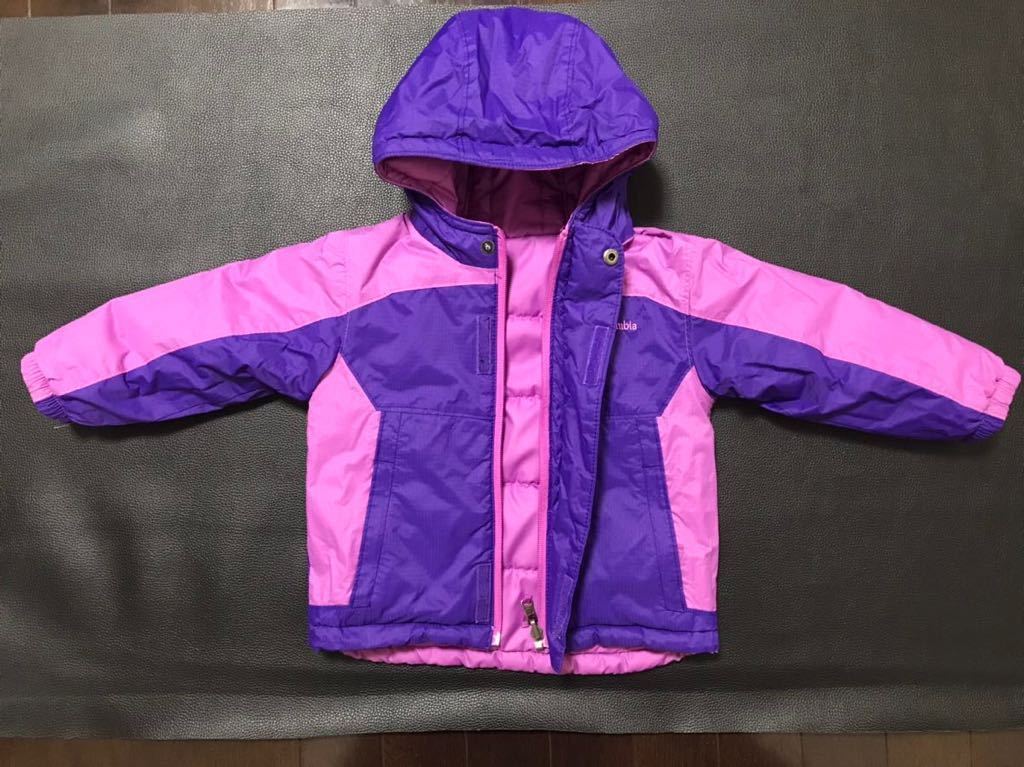 コロンビア Columbiaスキーウェア 上下セット100キッズ 子供用 スキー
