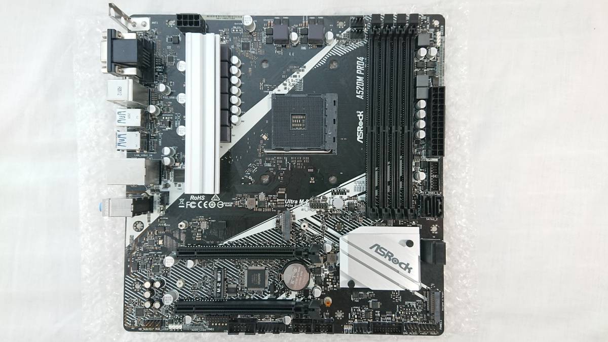 中古・難あり】マザーボード ASRock A520M Pro4 AM4 MicroATX 【公式通販】