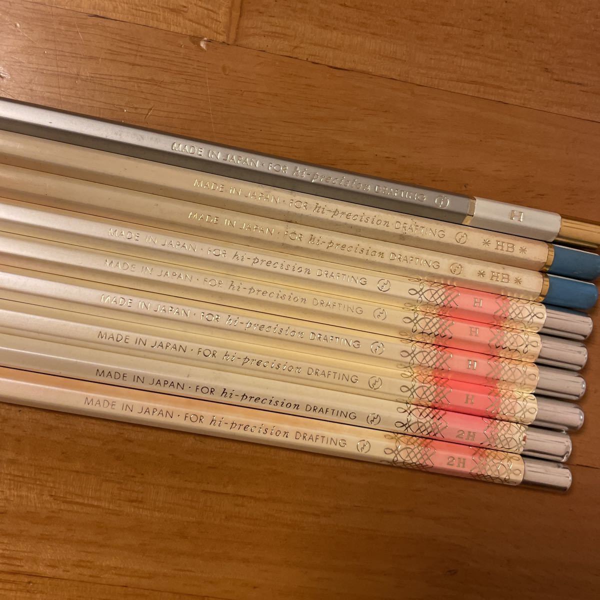 新品 廃盤 TOMBOW トンボ 鉛筆 MONO モノ 100 HB H 2H 9本セット 昭和