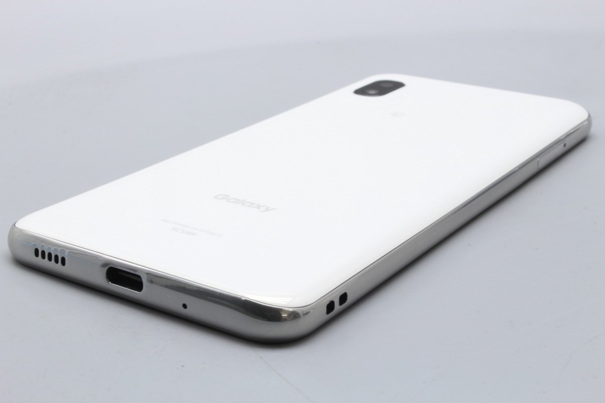 サムスン Galaxy A21 シンプル SCV49 ホワイト □au☆Joshin4348【1円