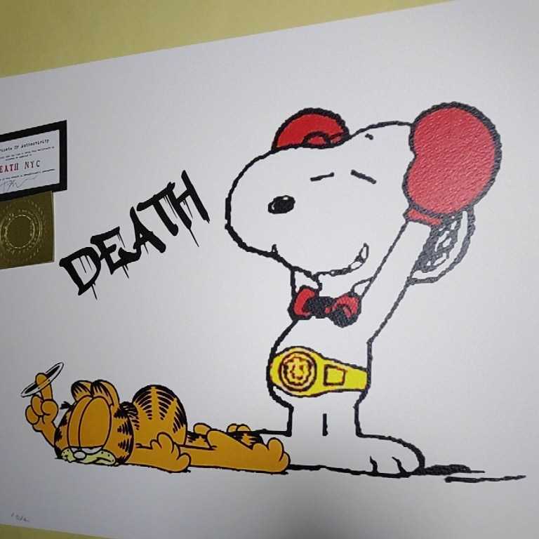 DEATH NYC/アートポスター/スヌーピー/SNOOPY/チャーリーブラウン