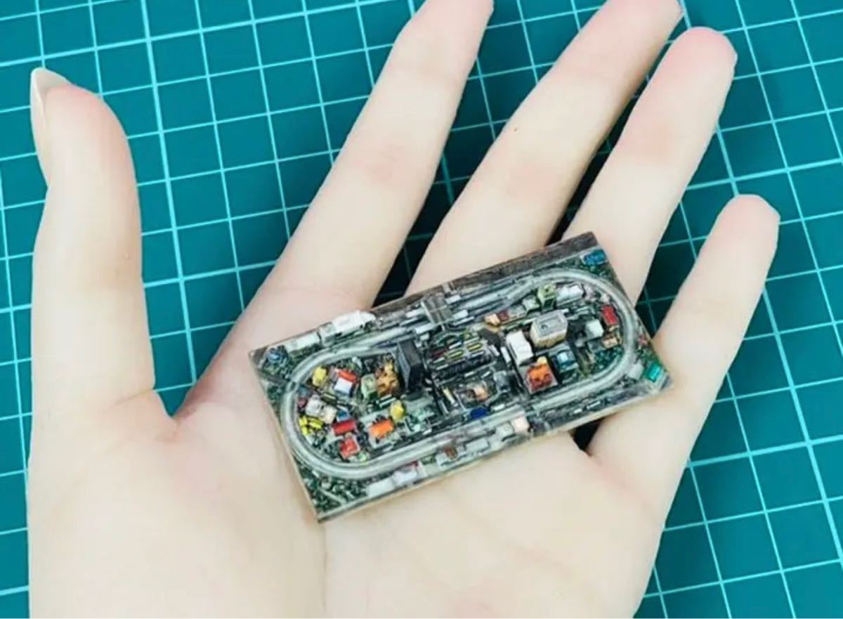 ミニチュア☆ミニミニ鉄道模型☆1/64に☆フィギュアに☆ジオラマ☆N
