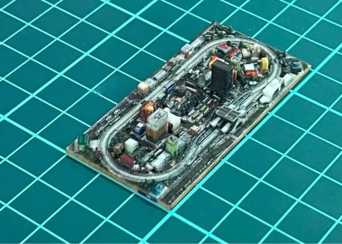ミニチュア☆ミニミニ鉄道模型☆1/64に☆フィギュアに☆ジオラマ☆N