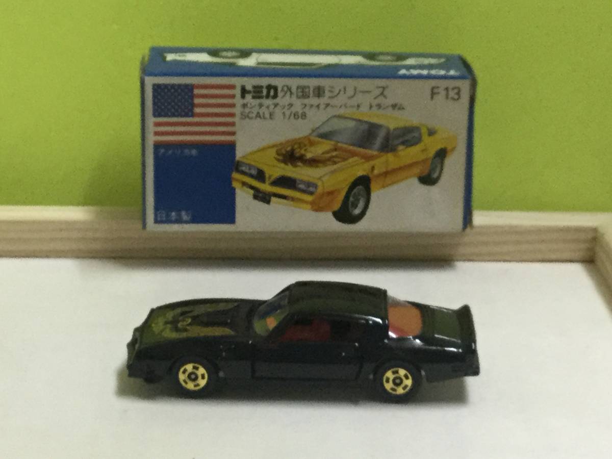 トミカ 青箱 ポンティアック ファイアーバード トランザム 日本製