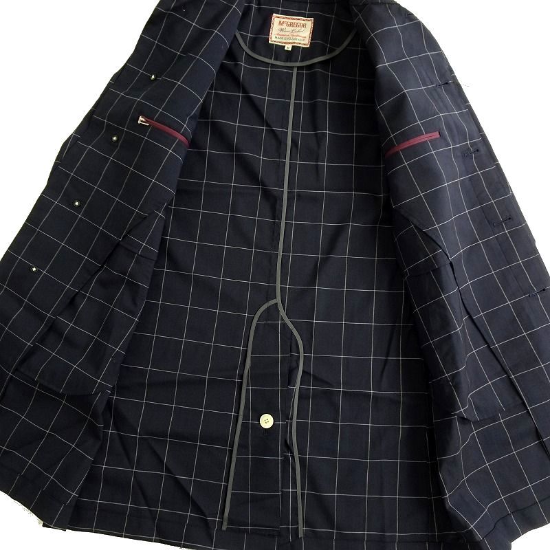 □McGREGOR WineLabel マックレガー ワインレーベル 定4.7万 ウール混