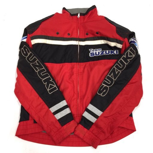 高品質 スズキ サイズ LL ナイロン 長袖 ジャケット ジップアップ バイクウェア メンズ レッド&times;ブラック系 赤&times;黒系 SUZUKI(XLサイズ以上)｜売買されたオークション情報、yahooの商品情報をアー 男性用