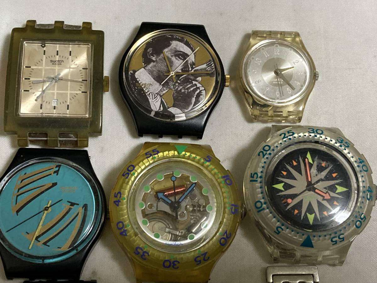 ア*ン様 スウォッチ　Swatch 15本まとめ売り　自動巻きあり Swatch スウォッチ いろいろ15点セット ジャンク Yahoo!オークション