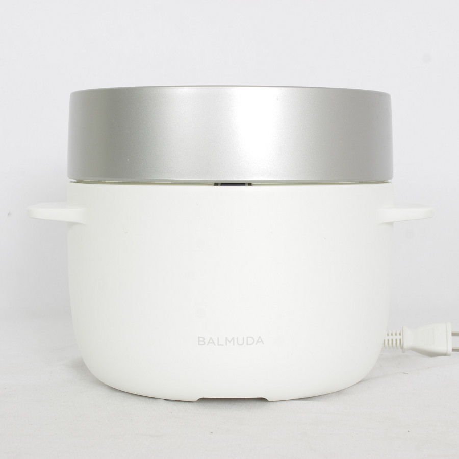 BALMUDA The Gohan K03A-WH 電気炊飯器 ホワイト 3合炊き バルミューダ