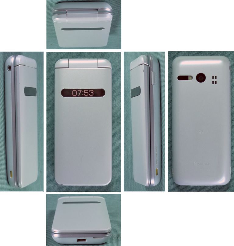 au GRATINA KYF37 SIMフリー 4Gガラホ 充電台付き 白色 動作確認OK KYF37 GRATINA SIMフリー 良品 中古 動作ok＆初期