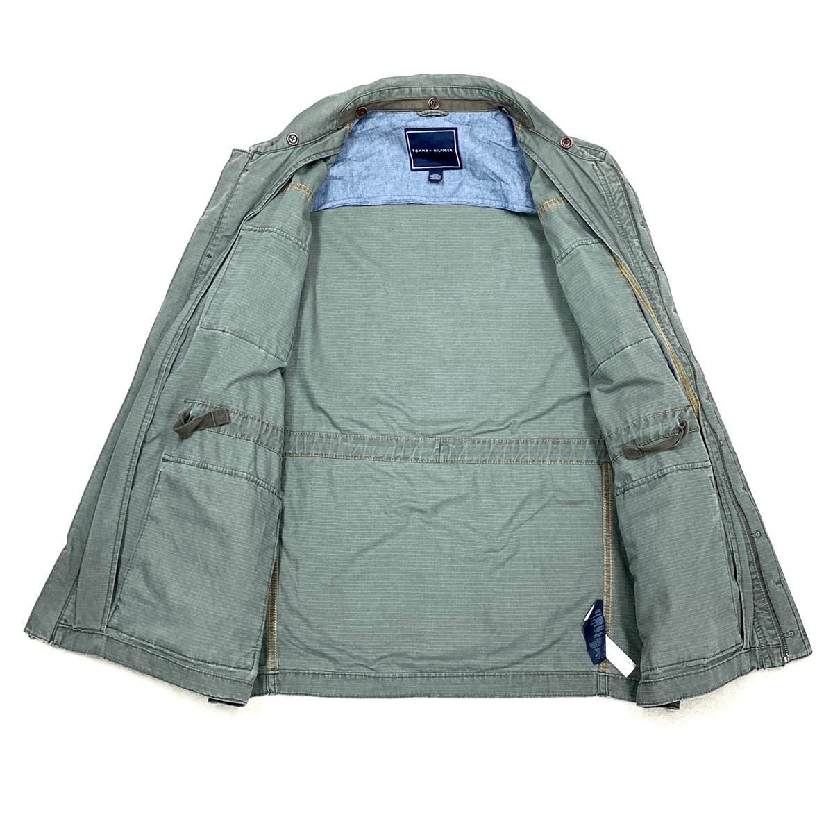 Q885 美品 TOMMY HILFIGER トミーヒルフィガー 刻印ボタン M-65 