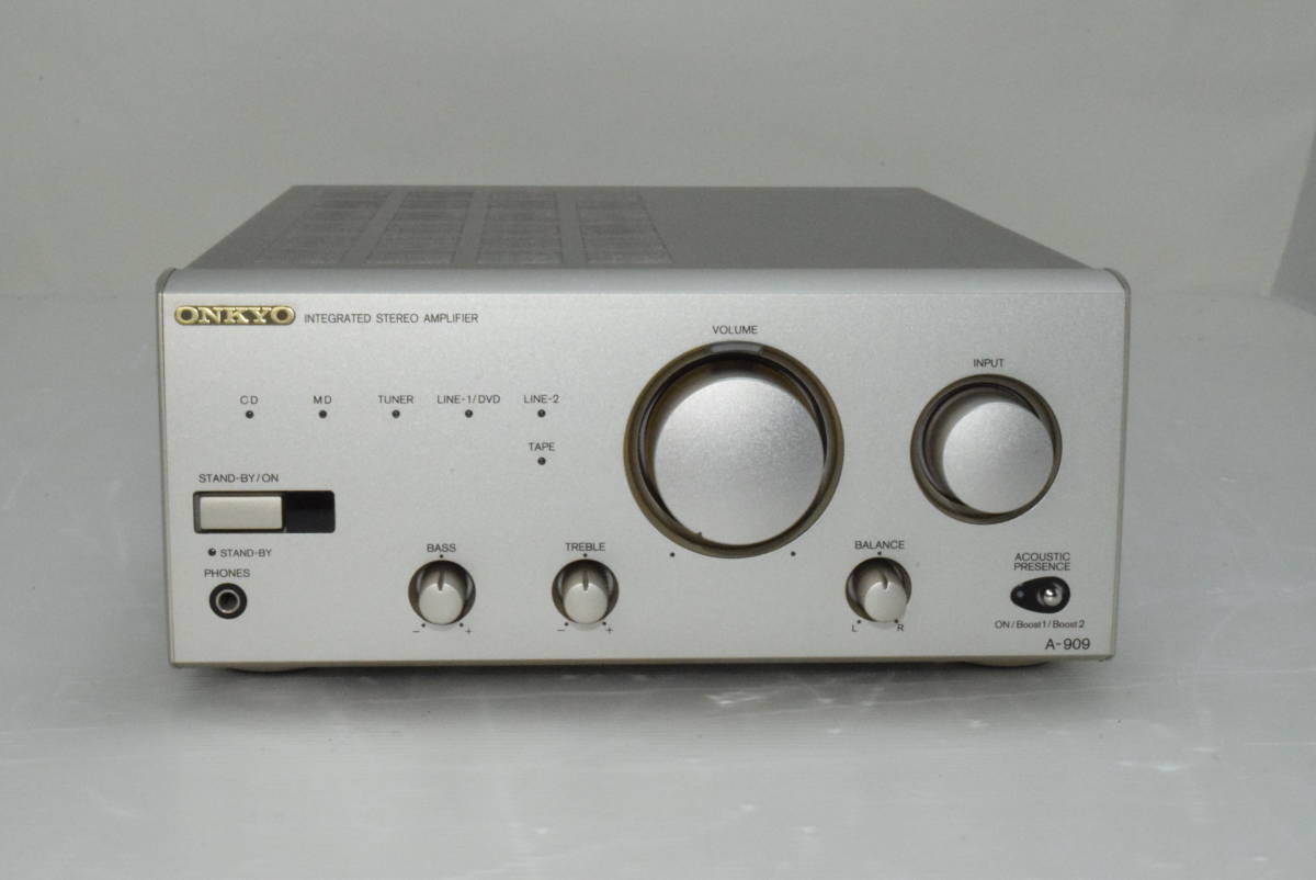 ONKYOインテグレーテッド ステレオアンプ A-909 【公式通販】