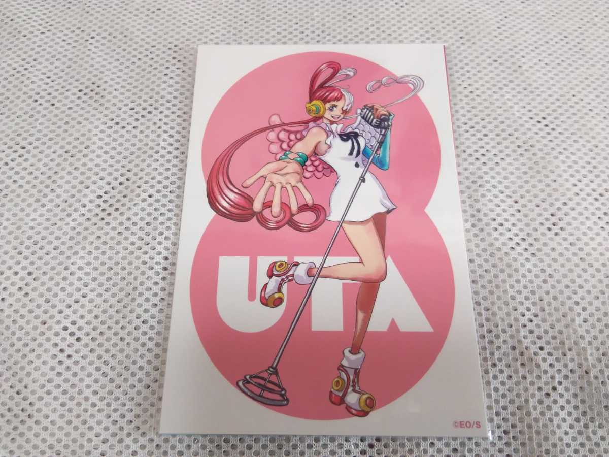 映画ワンピースレッド ウタ ブロマイド風イラストカード3枚セット ONE