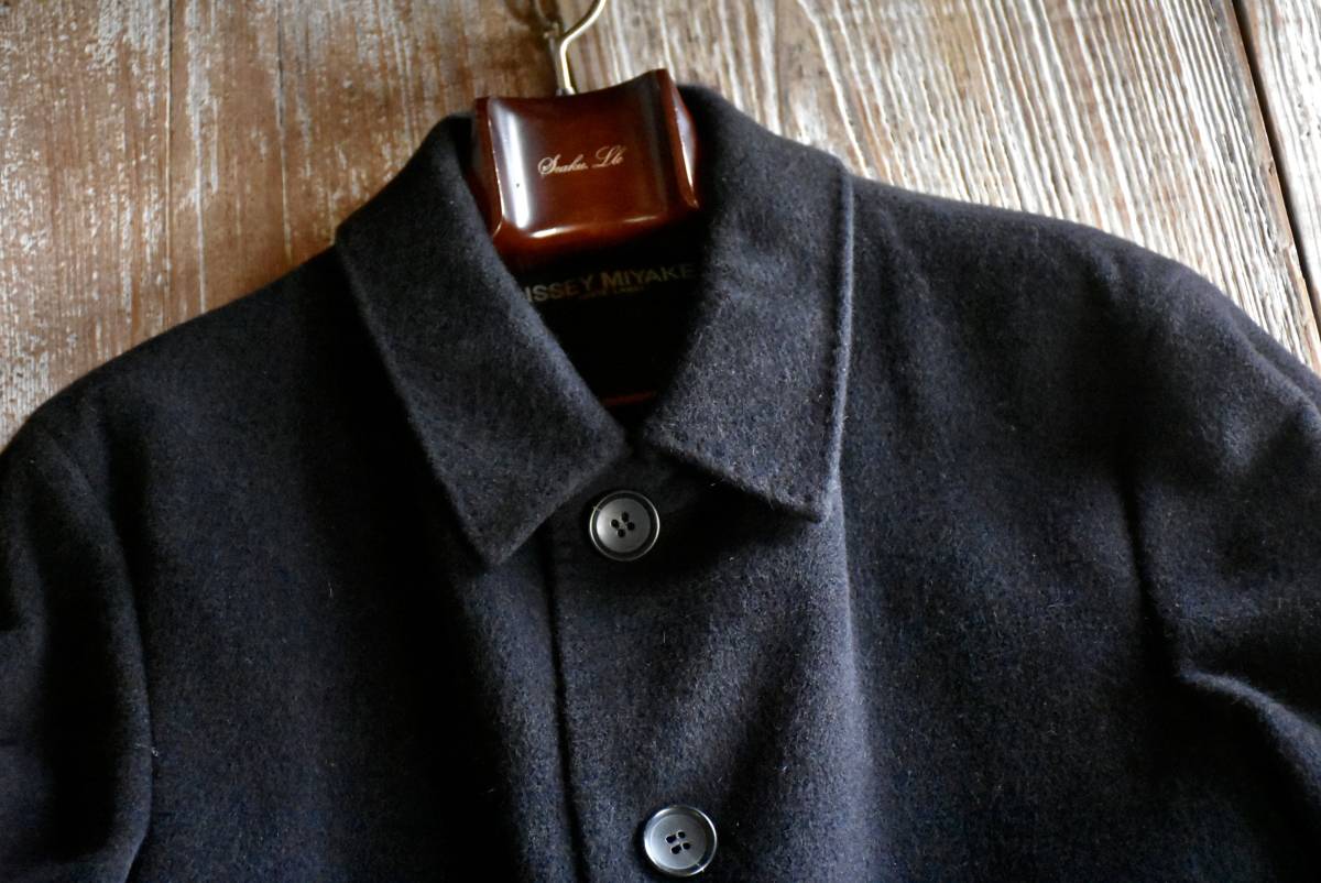 希少 美品 ISSEY MIYAKE WHITE LABEL イッセイミヤケ ウール100  