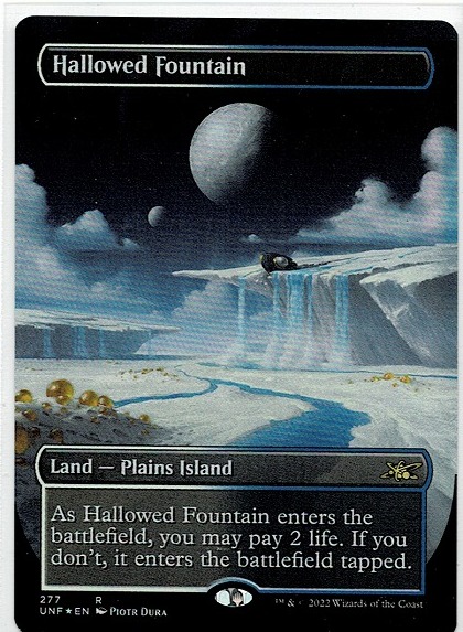 MTG/UNFINITY/アンフィニティー/神聖なる泉/Hallowed Fountain(英 