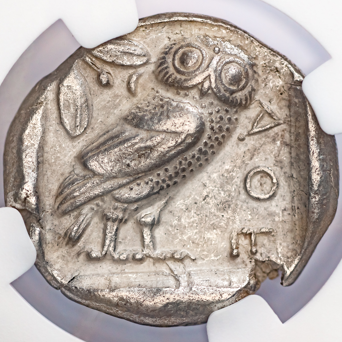 紀元前455-440年 初期過渡期タイプ】古代ギリシャ アテネ テトラ