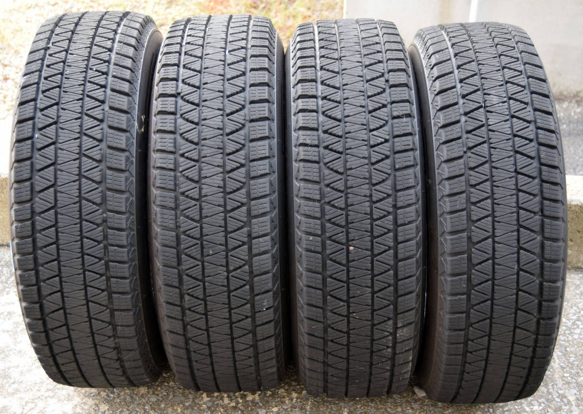 9部山 BSスタッドレス ブリザック DM-V3 215/70R16 アルミ付4本セット 