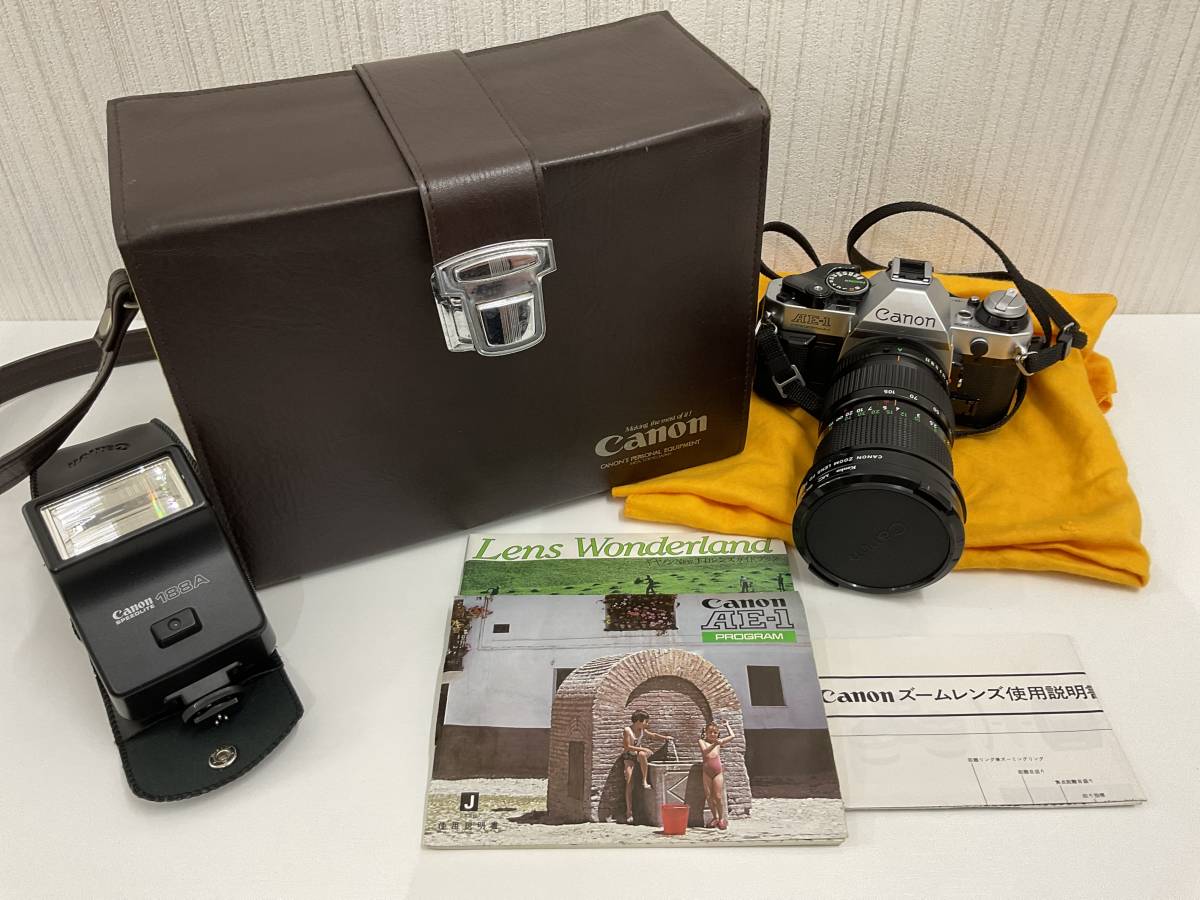 Canon AE-1 フィルム一眼レフカメラ ズームレンズ ストロボ付 Canon