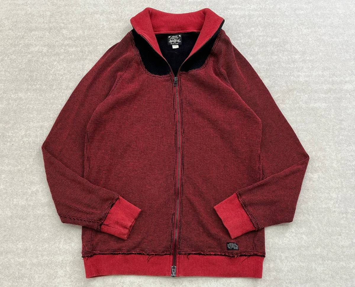  Wc377 正規品DIESEL ディーゼル フルジップ ニット ブルゾン ジャケット メンズ レッド L(ジャンパー、ブルゾン)｜売買されたオークション情報、yahooの商品情報をアーカイブ公開 - オークファン 男性用
