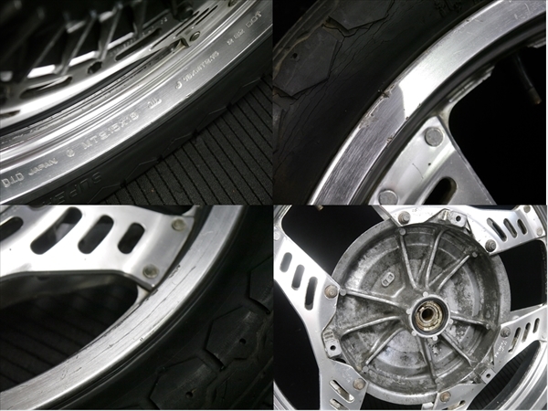 cbx400f ホイール前後セット　　実働外し　関東　茨城　千葉　埼玉東京　神奈川栃木　群馬 cbx400f ホイール前後セット 実働外し 関東 茨城 千葉 埼玉東京 神奈川