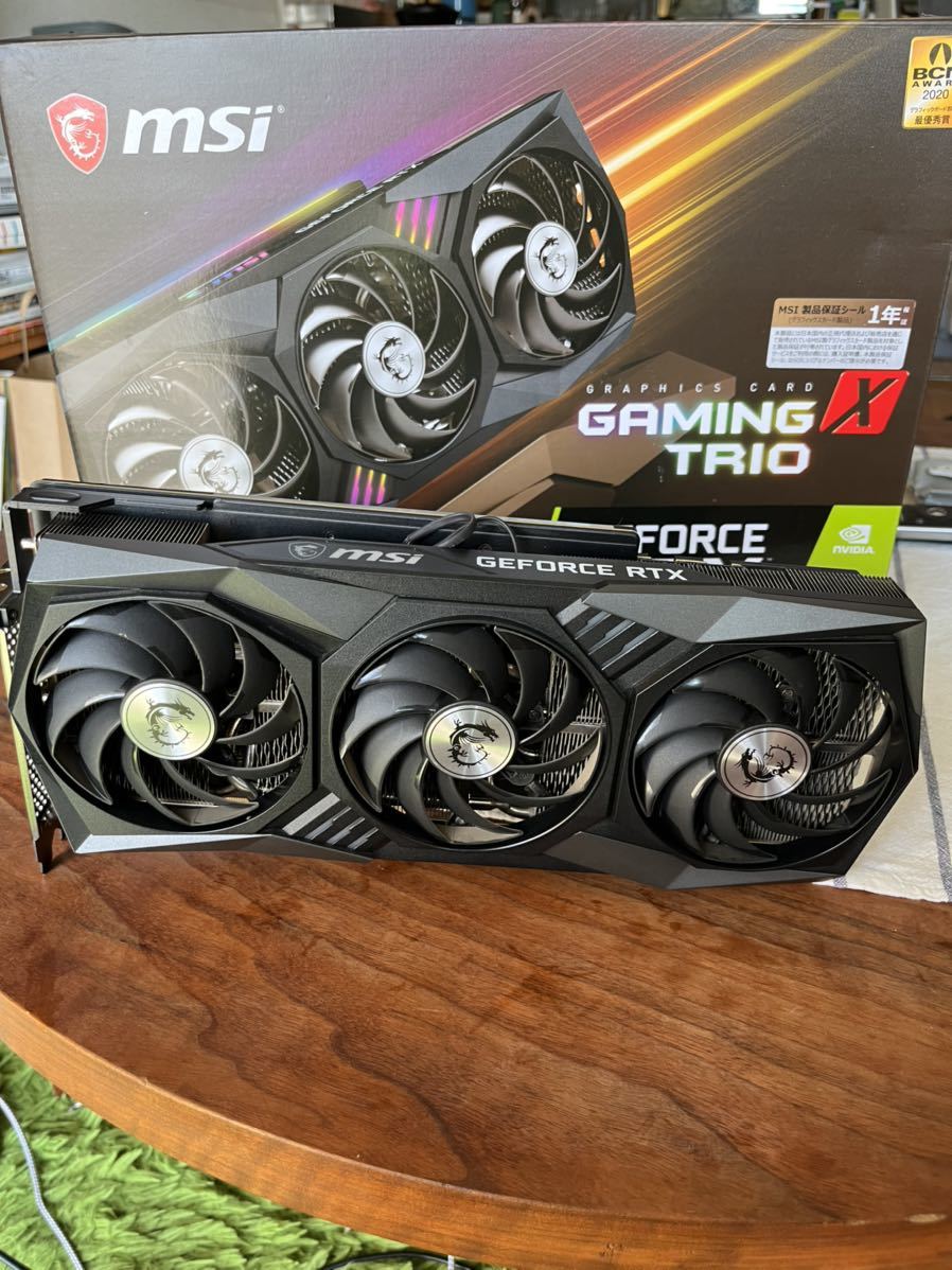 動作確認済み】GeForce RTX 3070 GAMING X TRIO MSI 非LHR RTX 0 X GPU