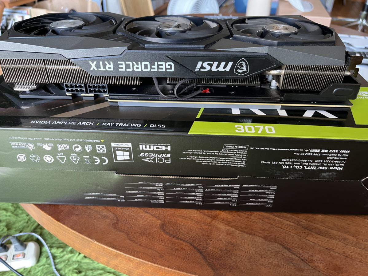 動作確認済み】GeForce RTX 3070 GAMING X TRIO MSI 非LHR RTX 0 X GPU