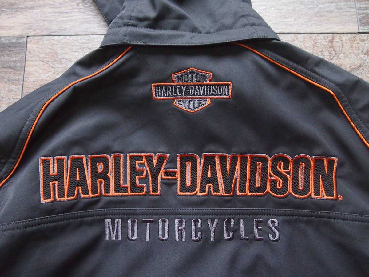 Harley-Davidson ヴィンテージ加工春夏バイクジャケット　L ハーレーダビッドソン ハーレーダビッドソン（ジャケット｜バイク