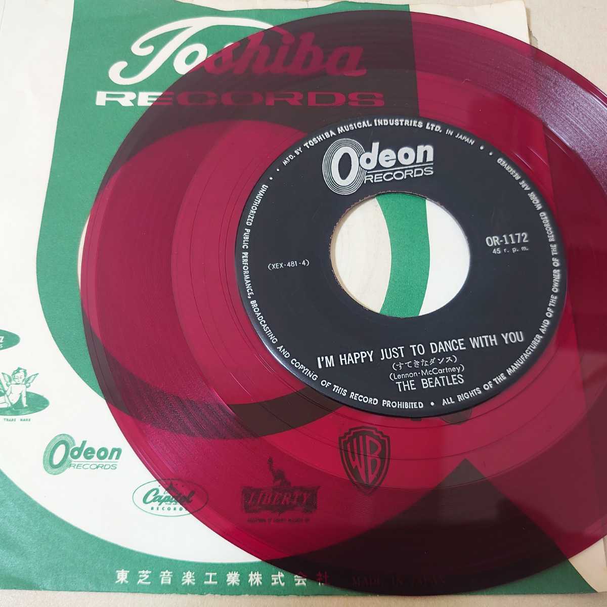 ⁄ ビートルズ BEATLES - Yahoo!オークション 赤盤 「すてきなダンス