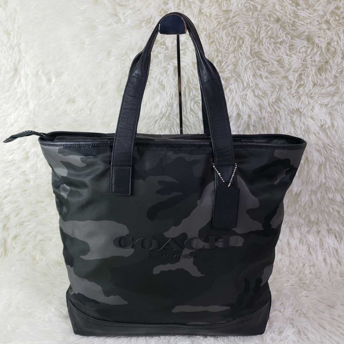極美品】COACH『大人の迷彩柄』コーチ トートバッグ ビジネスバッグ 