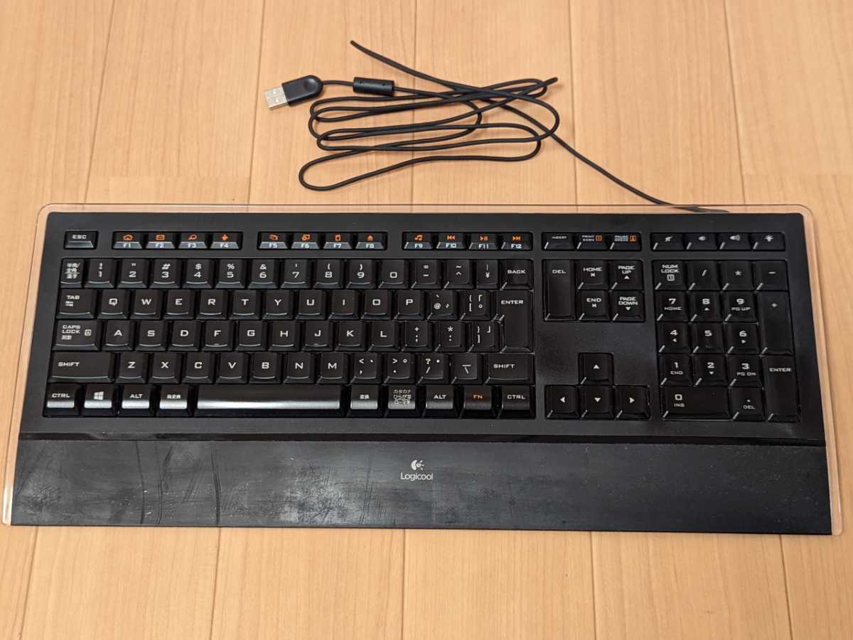 【赤字超特価，定番人気】 Logicool k740 イルミネイテッドキーボード illuminated keyboard 有線 USB(USBキーボード)｜売買されたオークション情報、yahooの商品情報をアーカイブ公開 - オークファン USBキーボード
