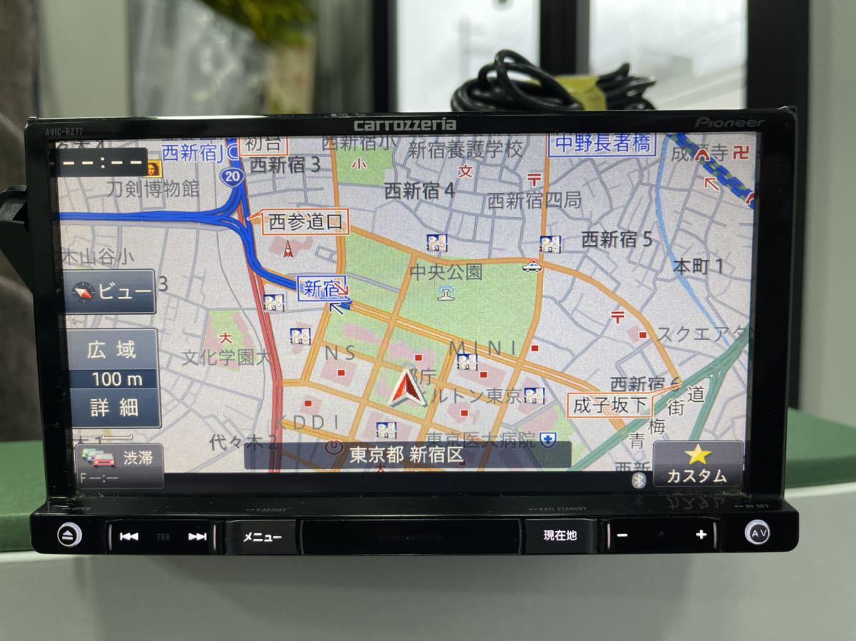 carrozzeria カロッツェリア AVIC-RZ77メモリーナビ カーナビ CD DVD
