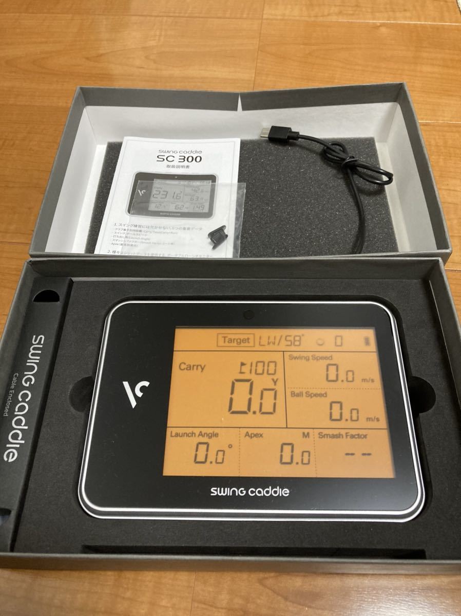 □1円〜□超美品□弾道測定器□スイングキャディsc300