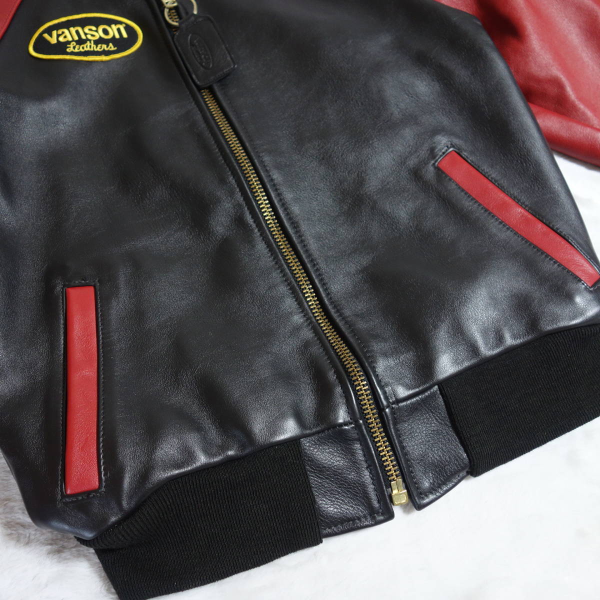 VANSON バンソン TJV レザー ジャケット スタジャンタイプ チーム 