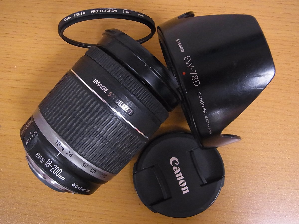 ☆キャノン EOS7DMarkⅡ レンズ EF-S 18-200mm 保証なし、現状渡し