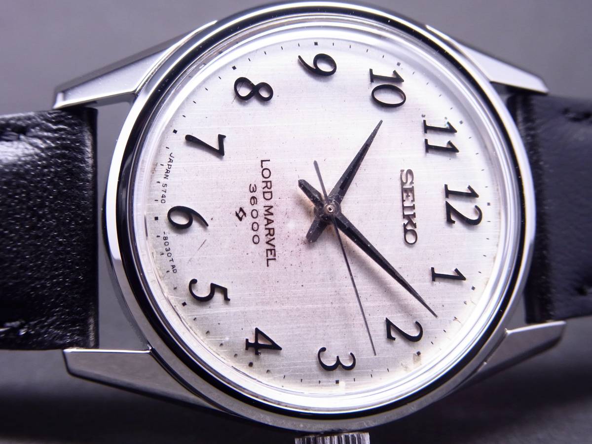 セイコー ロードマーベル 36000 絹目全数字 手巻き時計 1967年製
