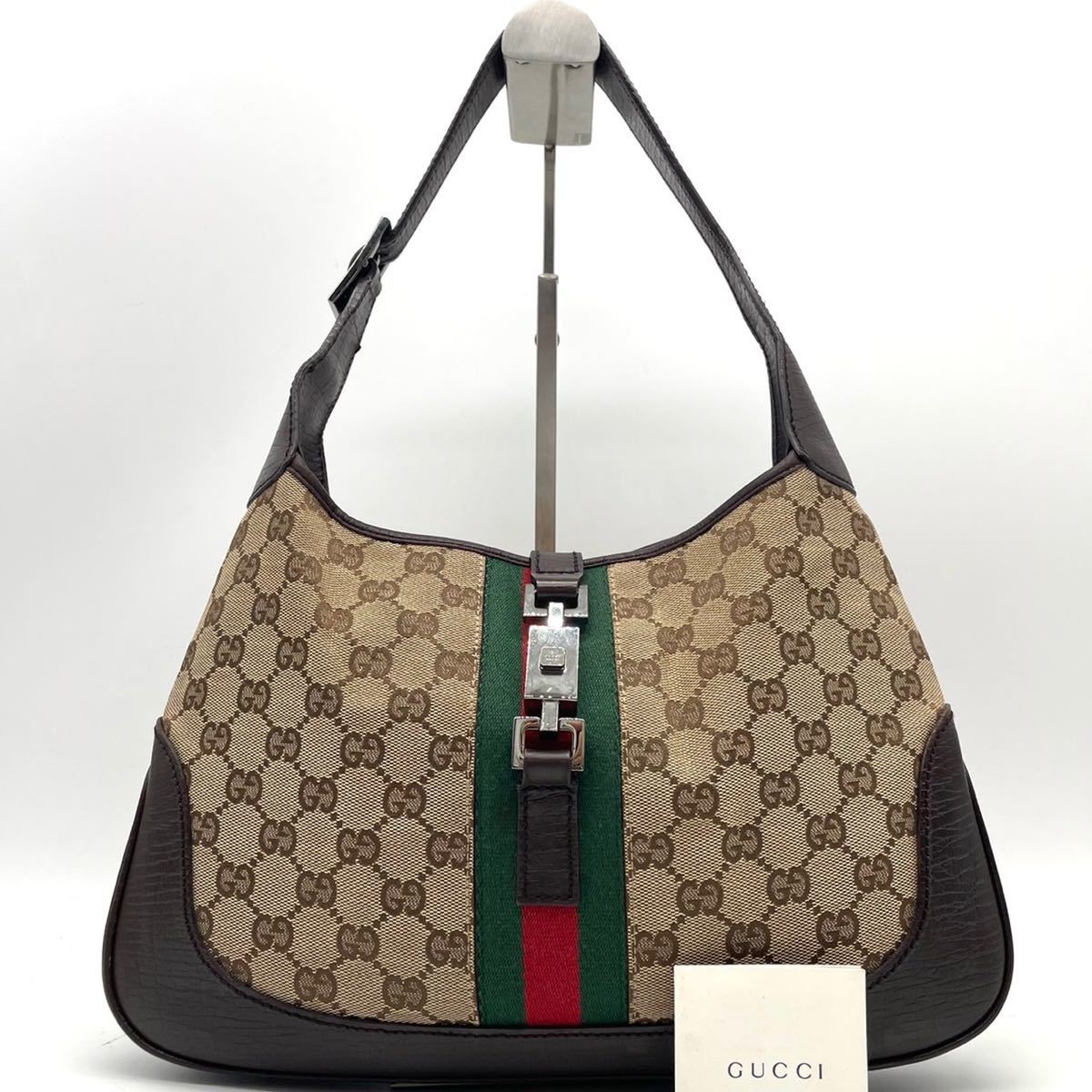 1円《極美品》GUCCI グッチ ジャッキー シェリーライン ワン