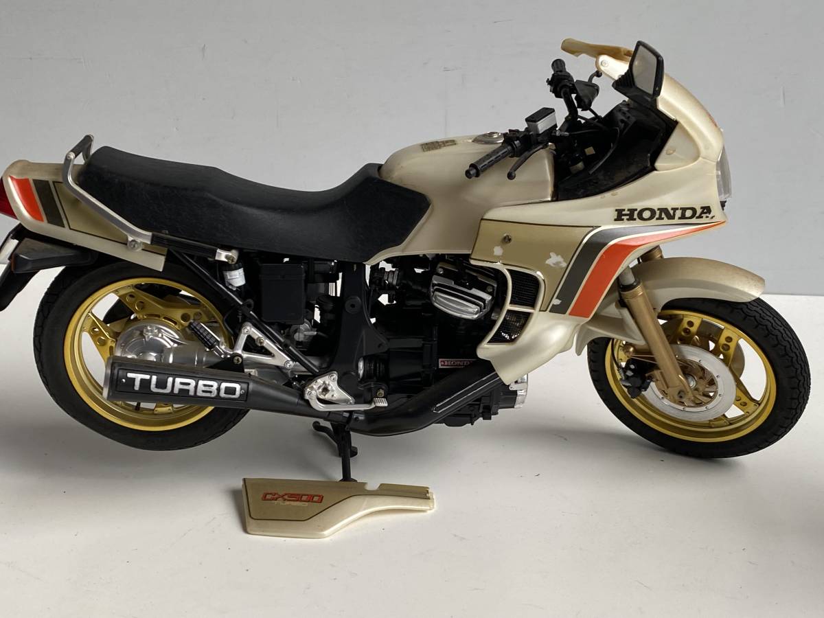 ④2◇バイク◇HONDA CX500 TURBO ホンダ 全長37cm 旧車 絶版 TAMIYA 