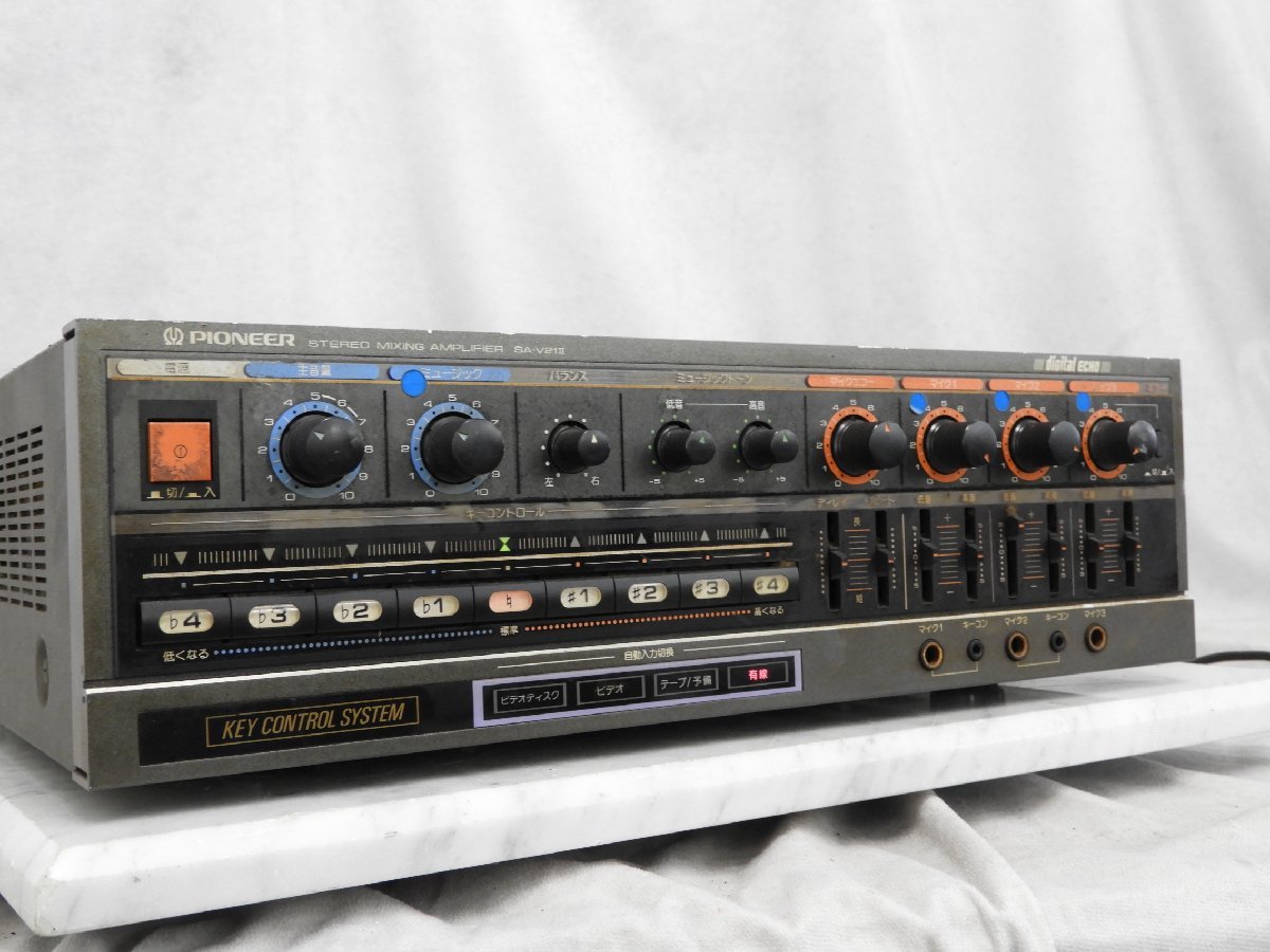 ☆ PIONEER パイオニア SA-V21II カラオケアンプ ミキシングアンプ