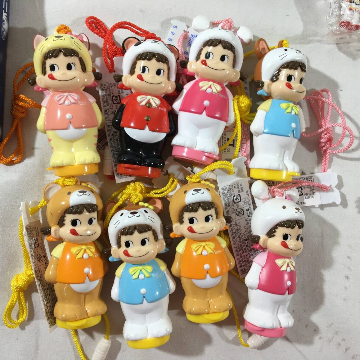 不二家 ペコちゃん 貯金箱 レトロ 人形 ペコちゃん貯金箱☆ミニソフビ 