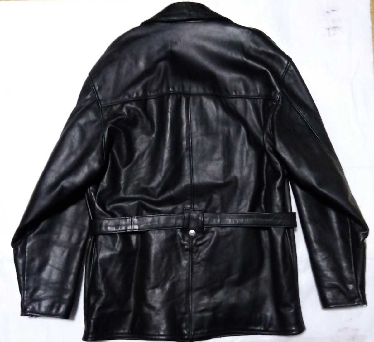 Schott ロングダブルライダース サイズ42 レザージャケット(ライダース 