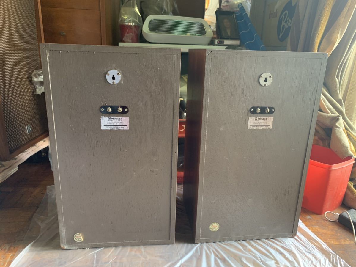 昭和レトロ 1960s パイオニア CS-5 スピーカー pioneer 天然