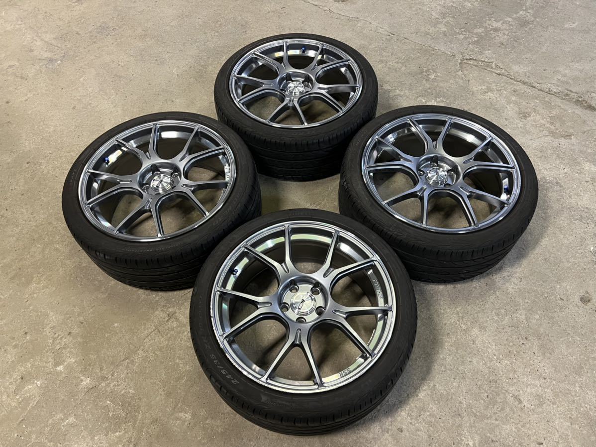 美品⭐︎SSR GTX02 18インチ8.5J+45 ホイールタイヤセット 【公式通販】