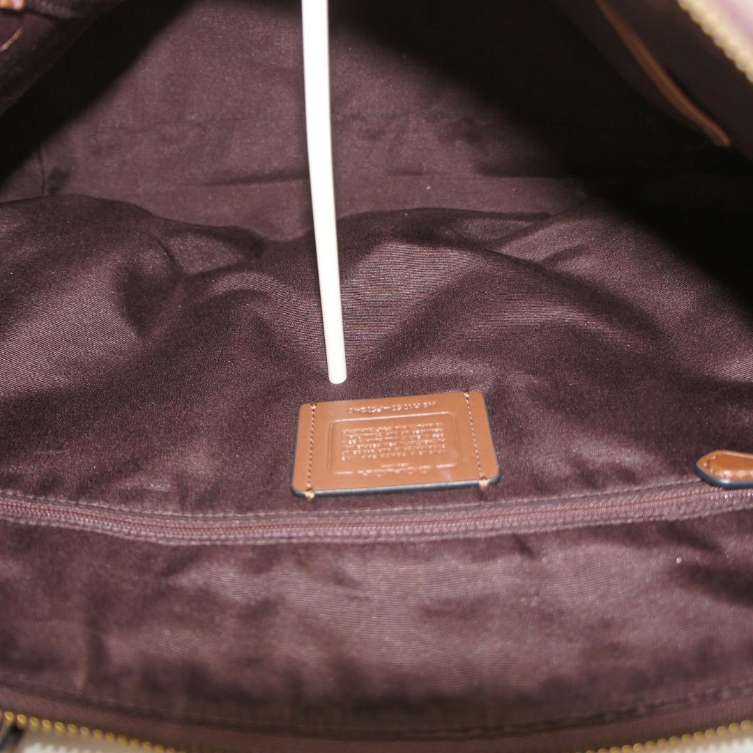 COACH コーチ F57246 トートバッグ ワインレッド A4収納可 