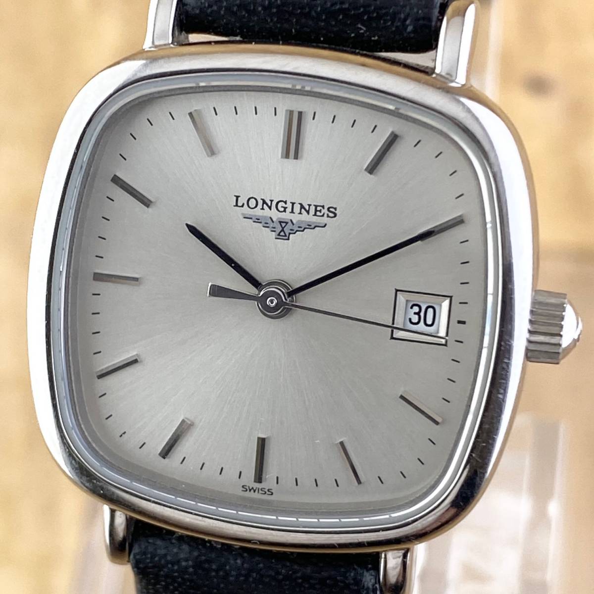 稼動品 LONGINES ロンジン オポジション デイト レディース 腕時計
