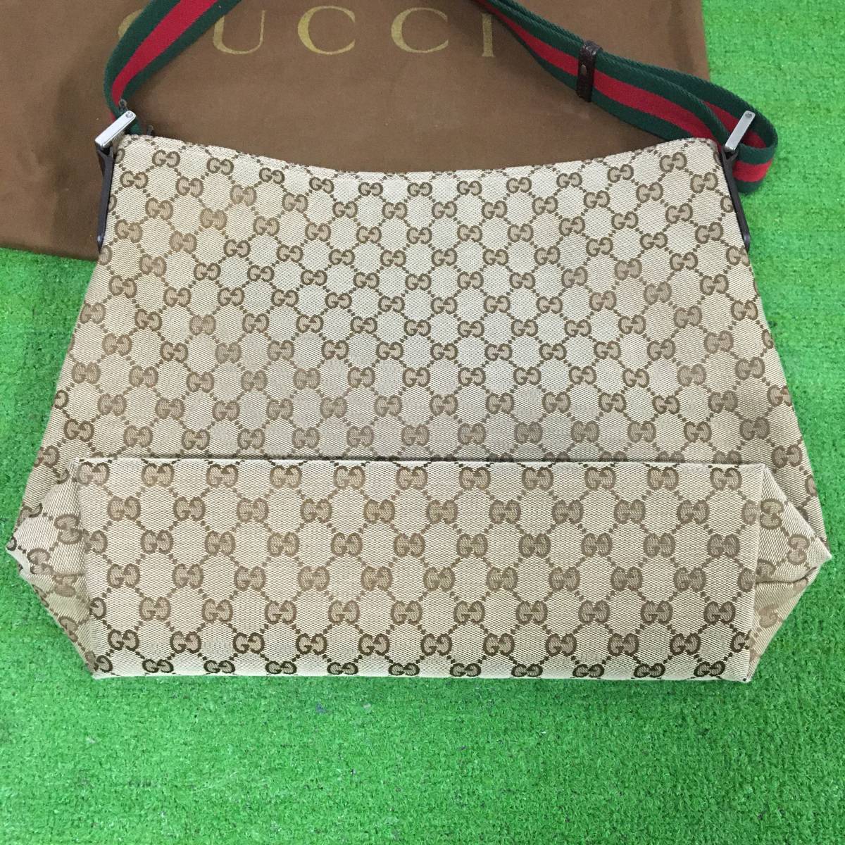 GUCCI グッチGGモノグラム キャンバス シェリーライン ショルダー